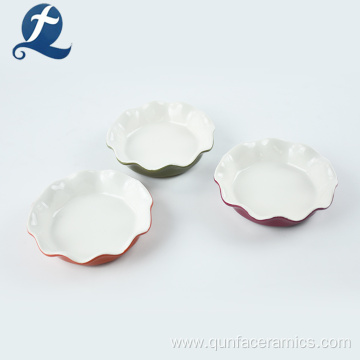 Modern Customized Ceramic Fruit Salad Plate